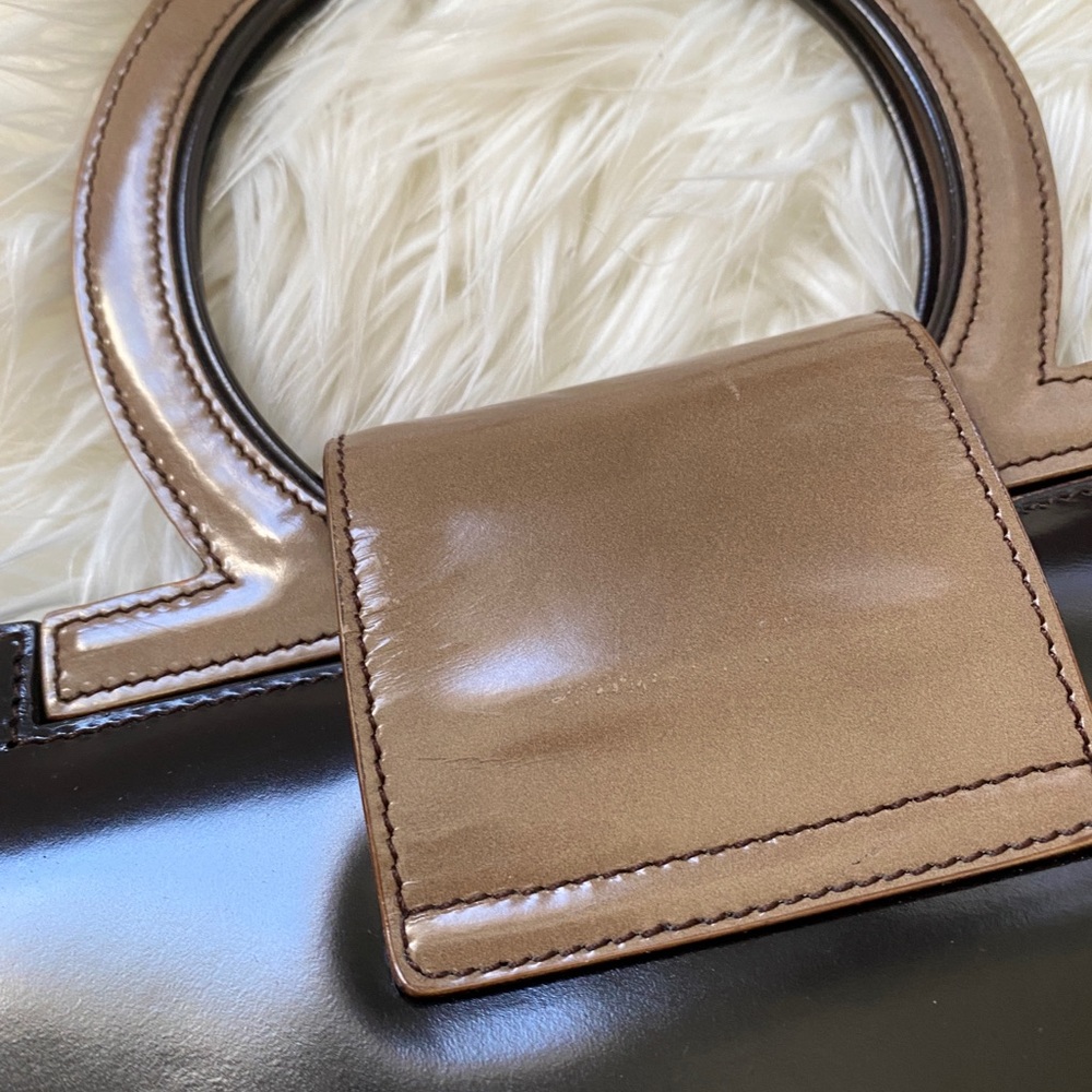 FERRAGAMO Vintage Logo Handle Purse - Picture 10 of 17